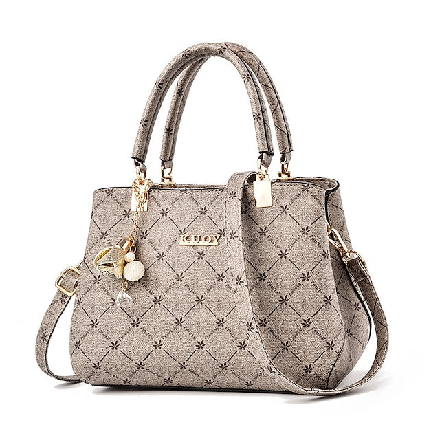 Damen Herren PU Party Ledertasche Schultertasche Handtasche