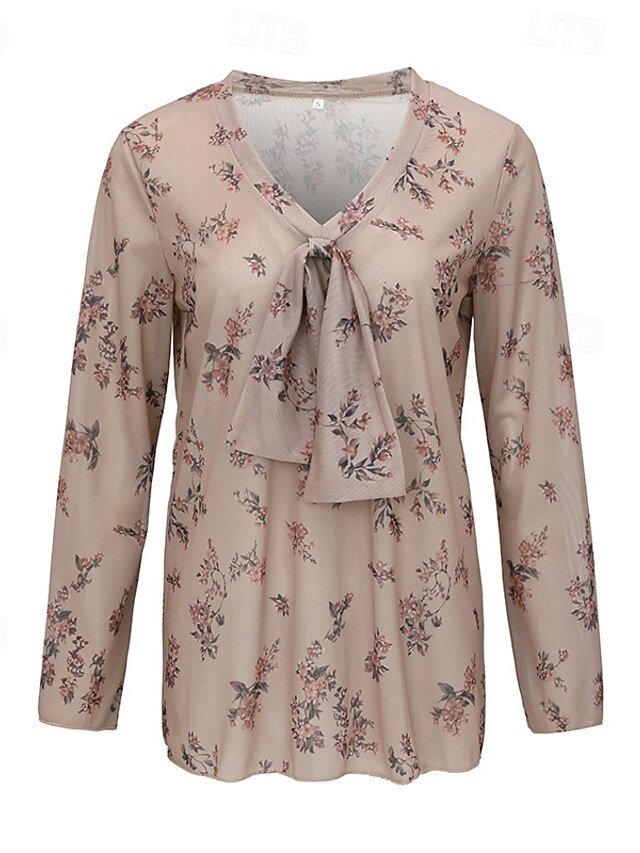 Women's Western Blouse Boho Shirt Blouse Chiffon Tops Lace
