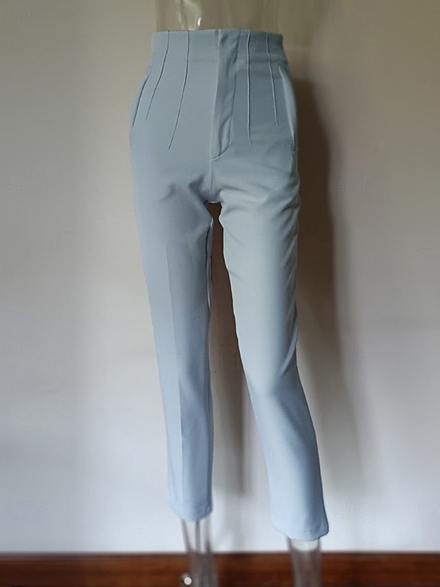 Women's Chinos Streetwear Casual Full Length Medium Waist