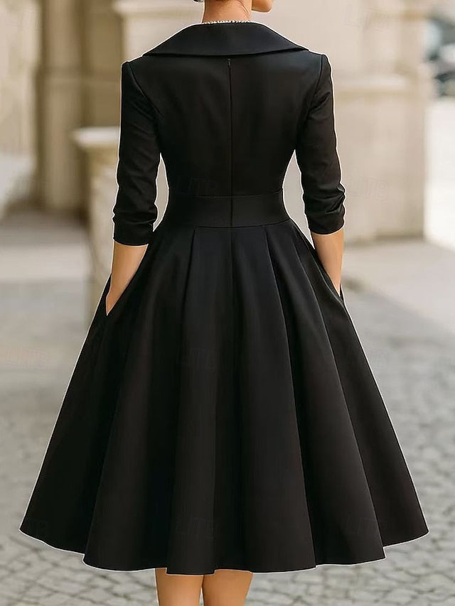 Women's Midi Dress Elegant Dress Elegant Fashion Modern