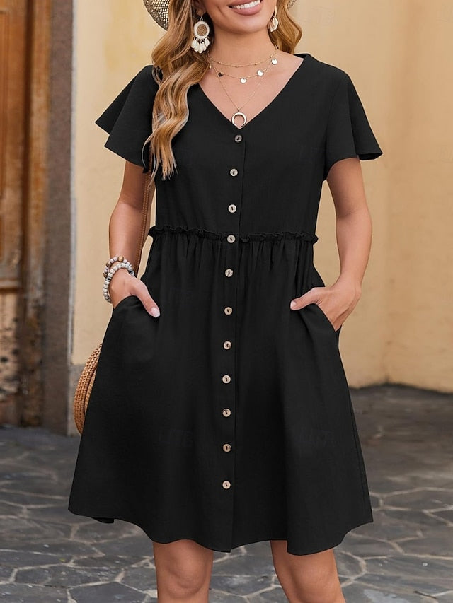 Women's Mini Dress Casual Dress A Line Dress Basic Casual