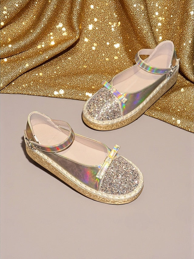 Shoes Holographic Mary Glitter Platform Women's Jane