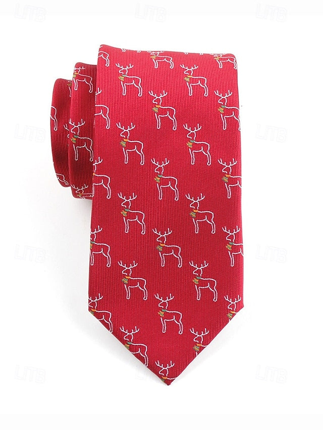 Christmas Santa with Necktie Men's