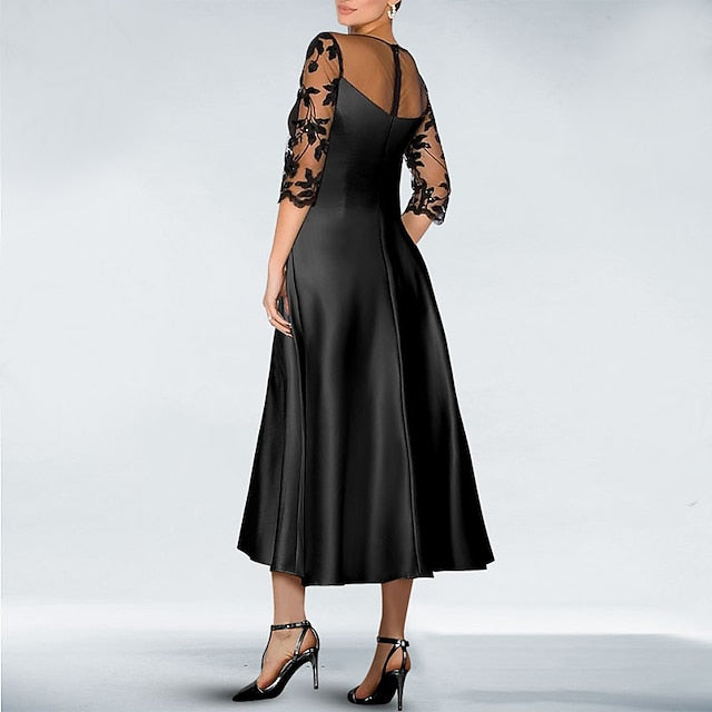 Wedding Formal Guest A-Line Dress Elegant Knee Dresses Cocktail