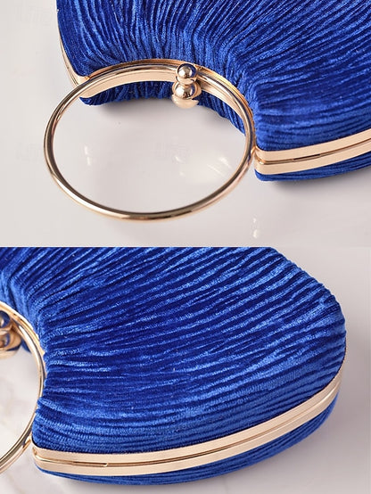 – Elegant Women's Party Handbag Velvet Christmas Red