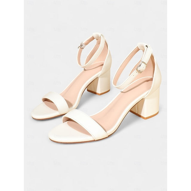 Ankle with Block Women's Stylish Glitter Gold Sandals Heel