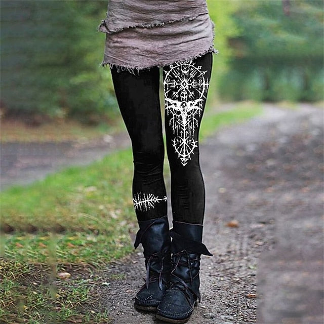 Women's Viking Pants Trousers Leggings Cozy Leggings