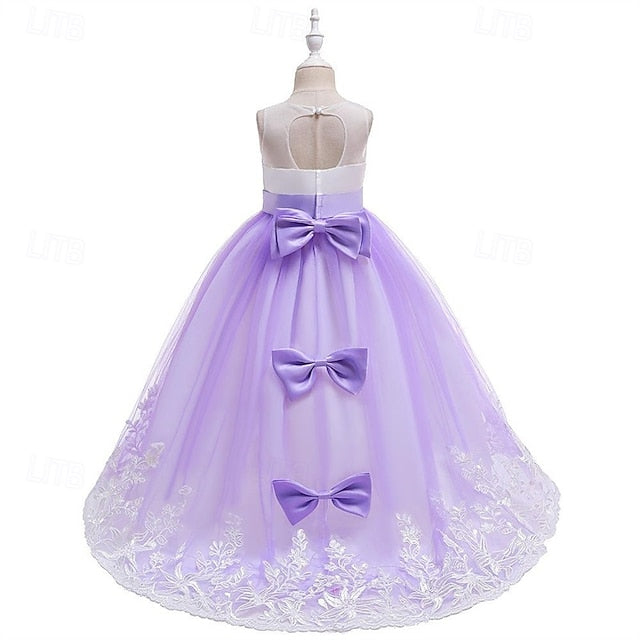Princess Kid's Girl Girls' Flower Dress