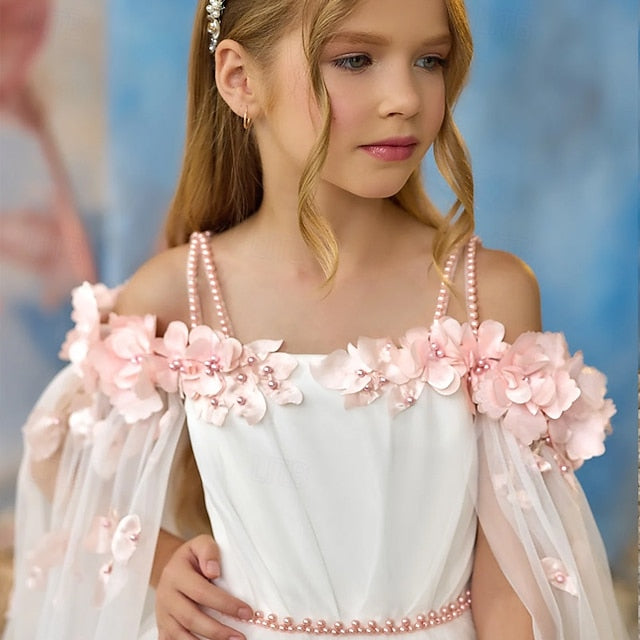 Girl Dress Party Flower Communion First Girls'