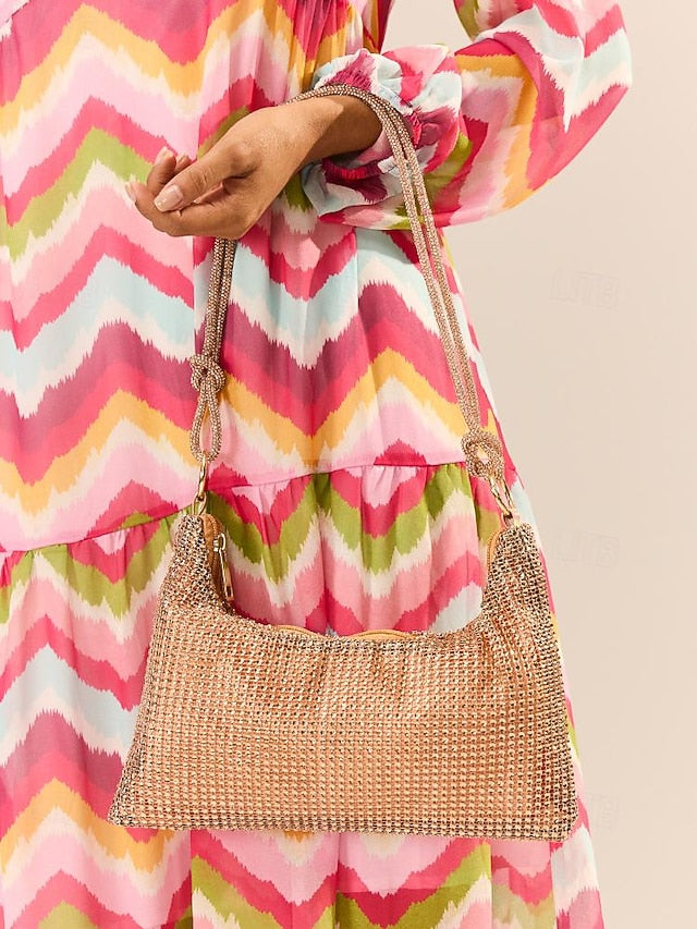 Shoulder Bag – Evening Rhinestone Elegant Handbag Women's