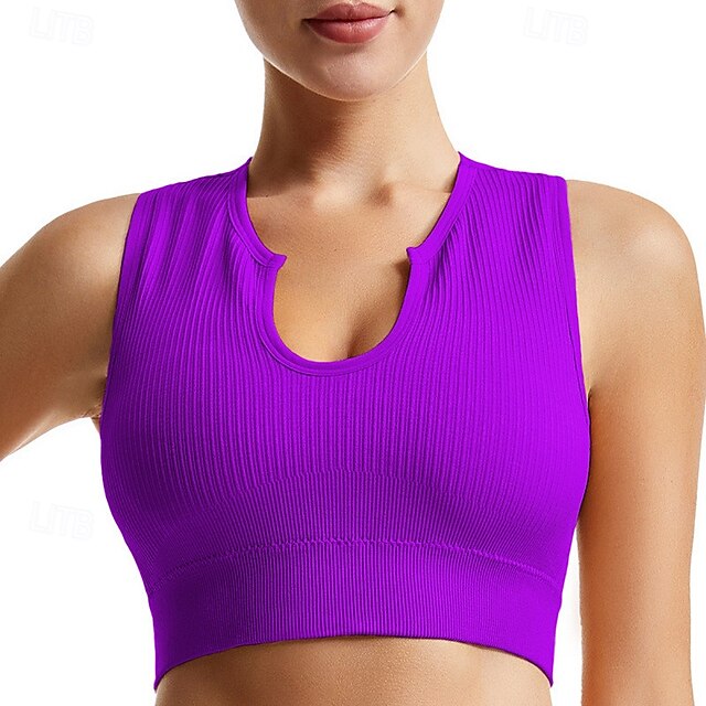 Women's Light Support Sports Bra Running Bra Wirefree