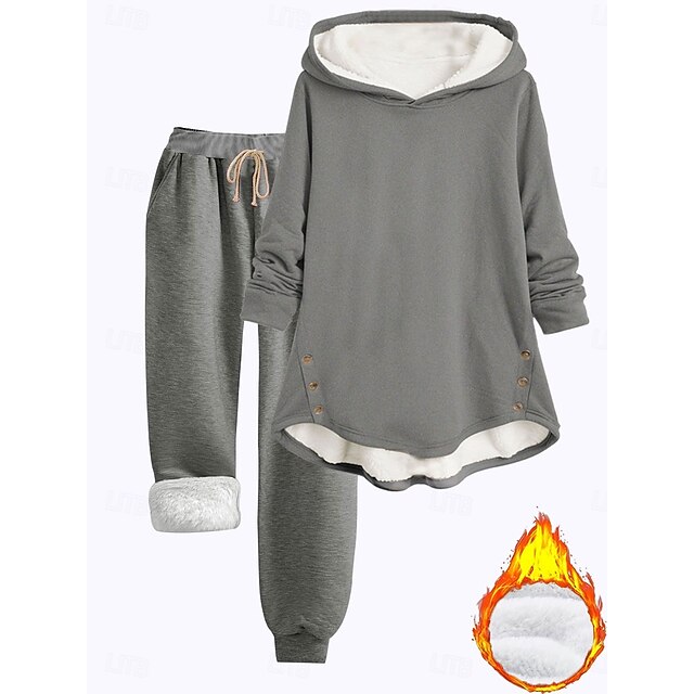Women's Two Piece Sets Tracksuit Pants Sets Long Sleeve