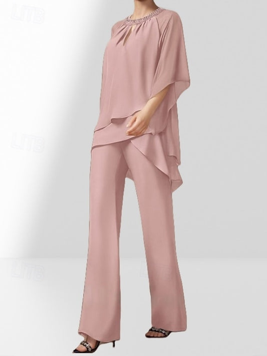 of Two Guest Pantsuit Piece Bride the Dress Mother Wedding