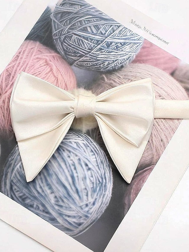 Men's Tie in Bow Multiple Satin Colors