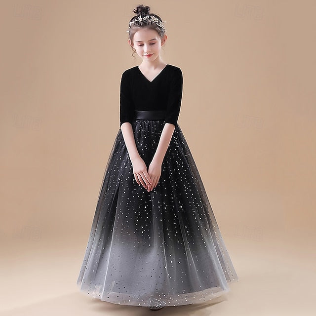 Kid's Dress Princess Girl Girls' Flower
