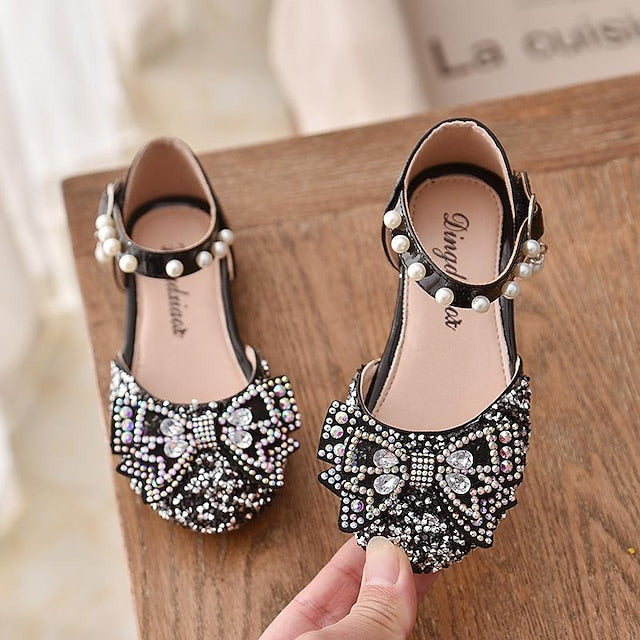 Shoes PU Girls' Heel Glitters Heels Glitter Daily