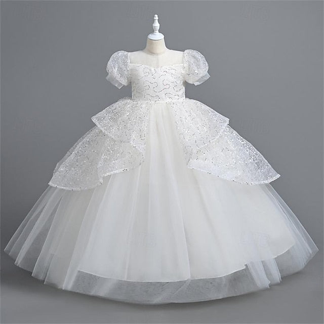 Girls' Performance Girl Party Wedding Dress Flower
