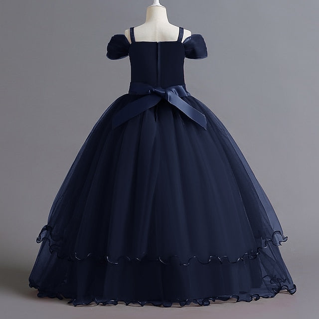 Dress Party Kids Girls' Girl Flower