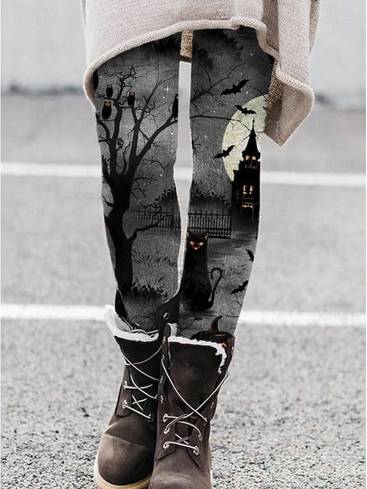 Women's Leggings Vacation Vintage Fashion Ankle-Length High