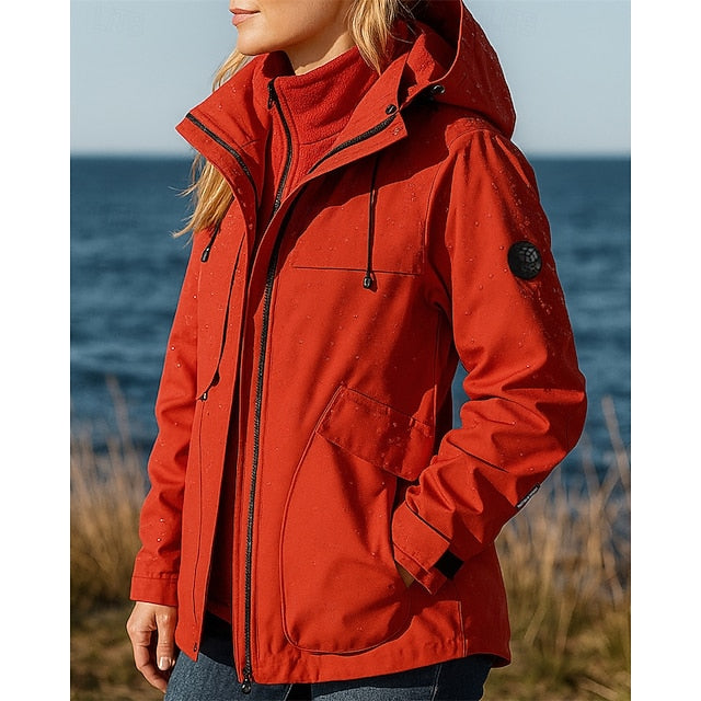Women's Hiking Jacket Fleece Jacket Winter Coat 3 in 1