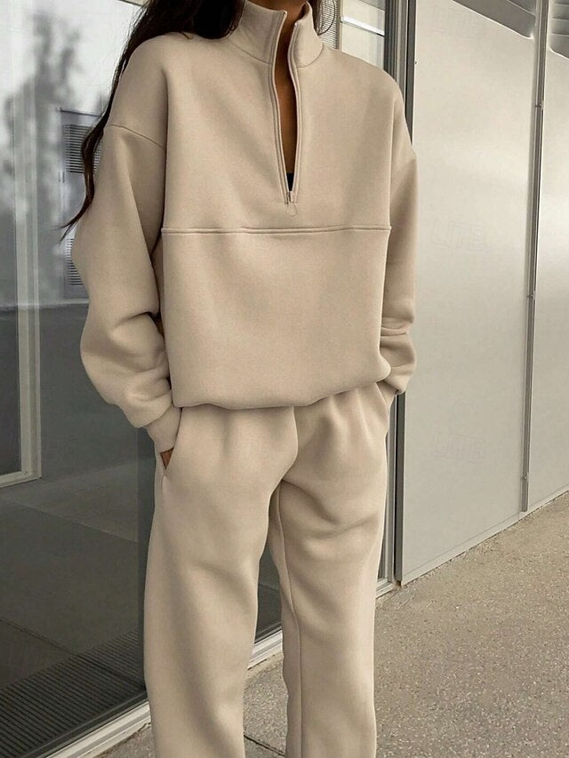 Women's Two Piece Sets Tracksuit Pants Sets Long Sleeve