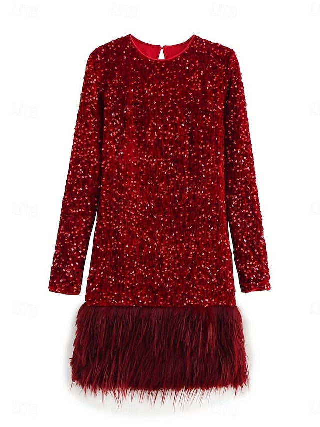 Women's Mini Dress Sheath Dress Casual Party Wedding Guest