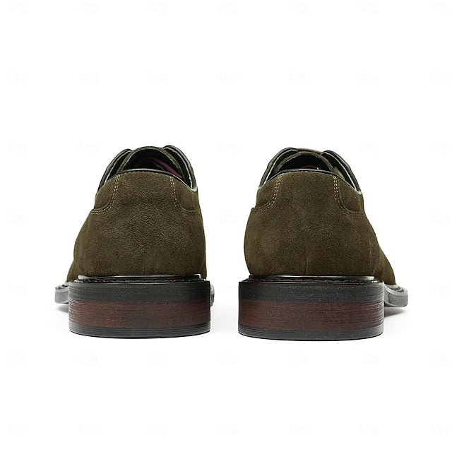 Shoes Genuine Leather Men's - Suede Cowhide Classic Derby