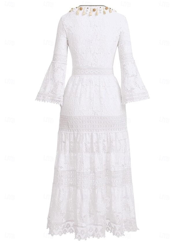 Women's Maxi Dress Sundress A Line Dress Vacation Party