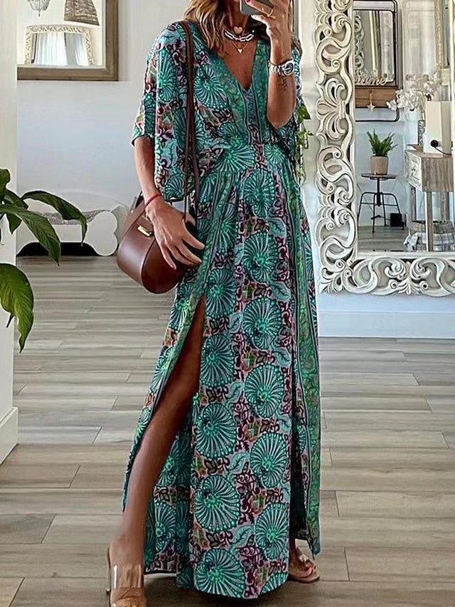 Women's Maxi Dress A Line Dress Vacation Casual Outdoor