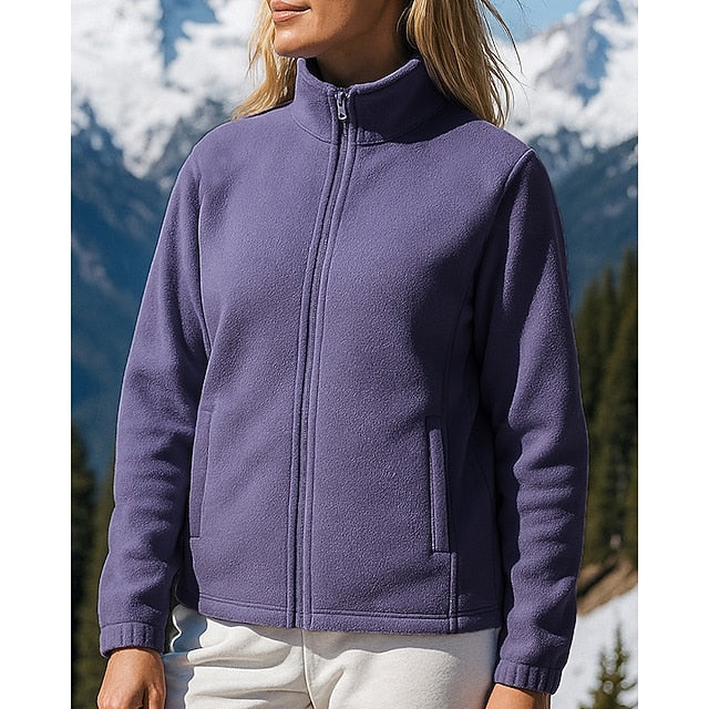 Women's Hiking Jacket Fleece Jacket Winter Coat Outdoor