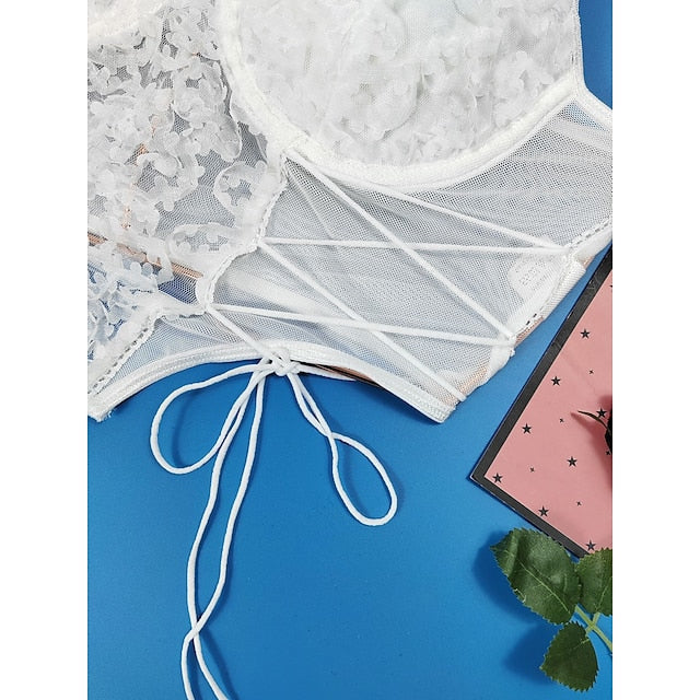 Slim Fit Corset Crop Top Bustier Fancy Dress Women's