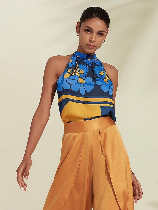 Women's Geometic Flower / Plants Vacation Weekend