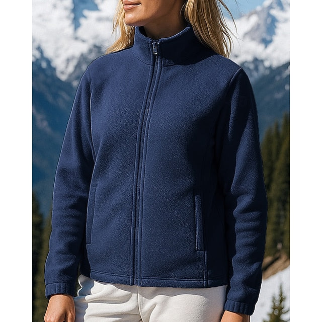 Women's Hiking Jacket Fleece Jacket Winter Coat Outdoor