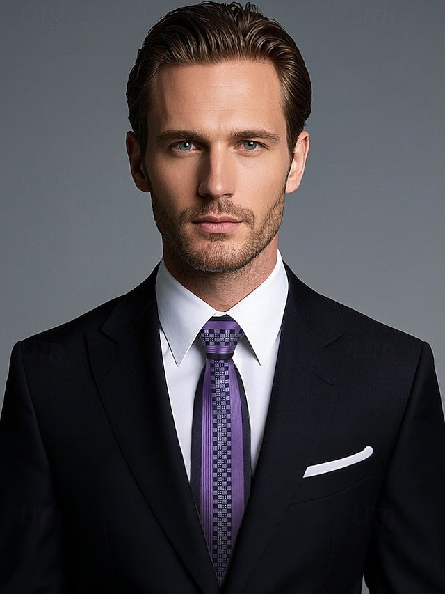 Tie 6cm Positioning - Narrow Men's Pattern Stripe