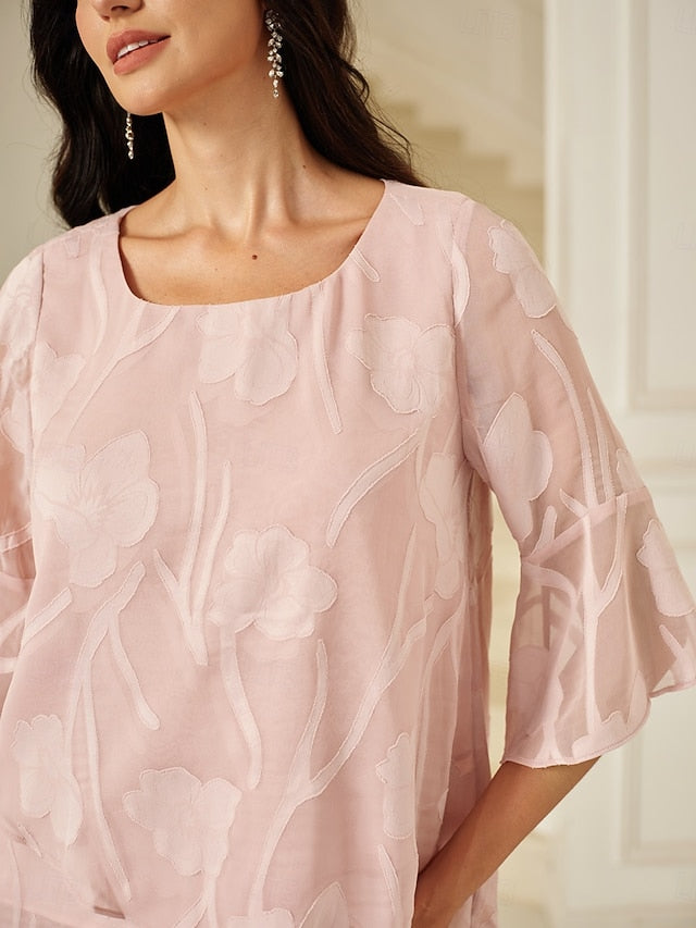 Women's Lace Shirt Blouse Dressy Tops Chiffon Tops
