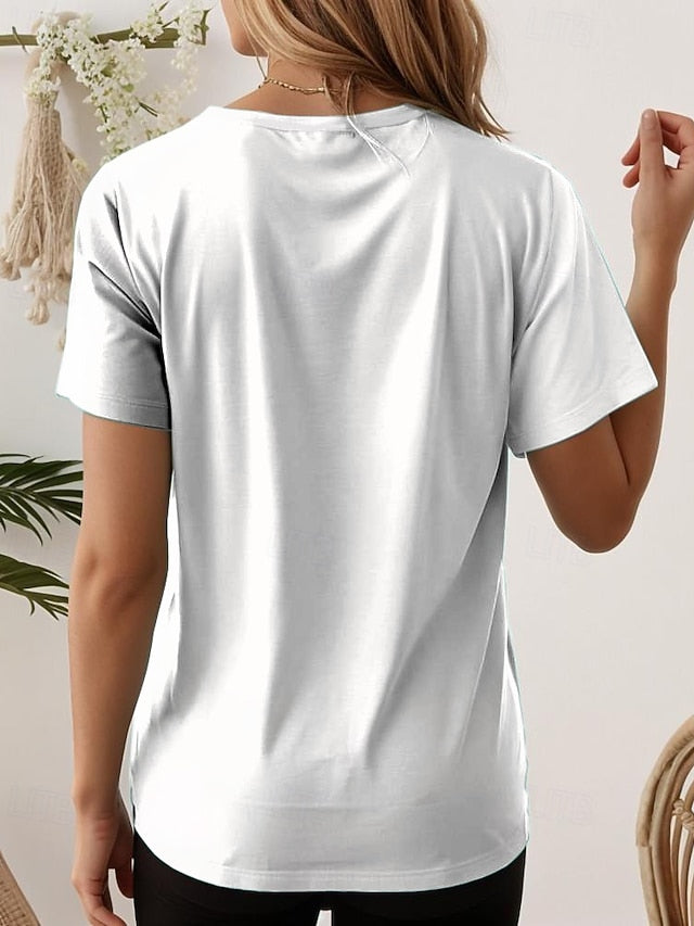 Thanksgiving Day Women's T Shirt Print Graphic Animal Dog