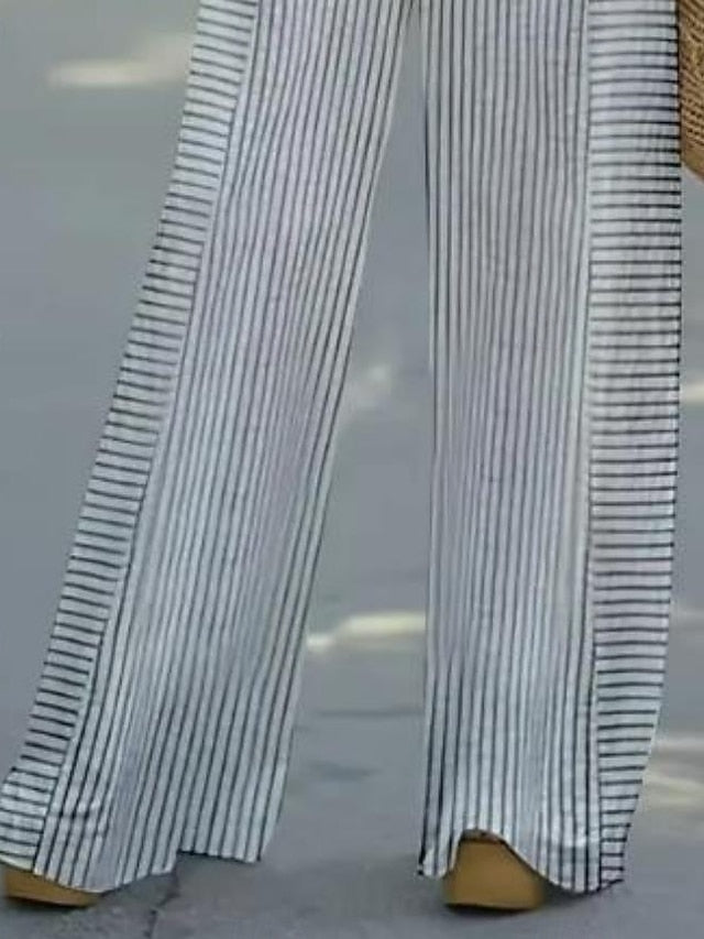 Women's 2 Pieces Basic Neon & Bright Shirt Blouse Linen