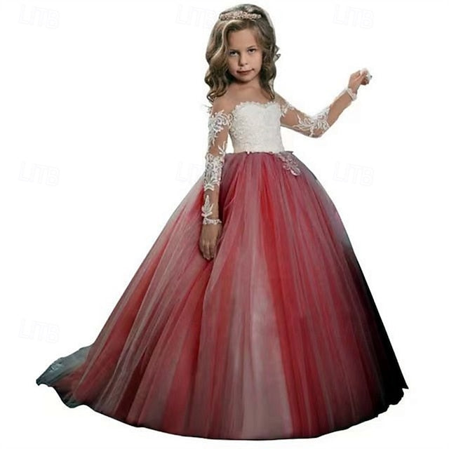 Kid's Dress Girls' Flower Princess Girl