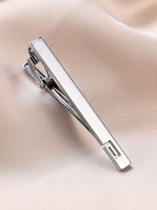 - Men's Tie Slim Metal Clip