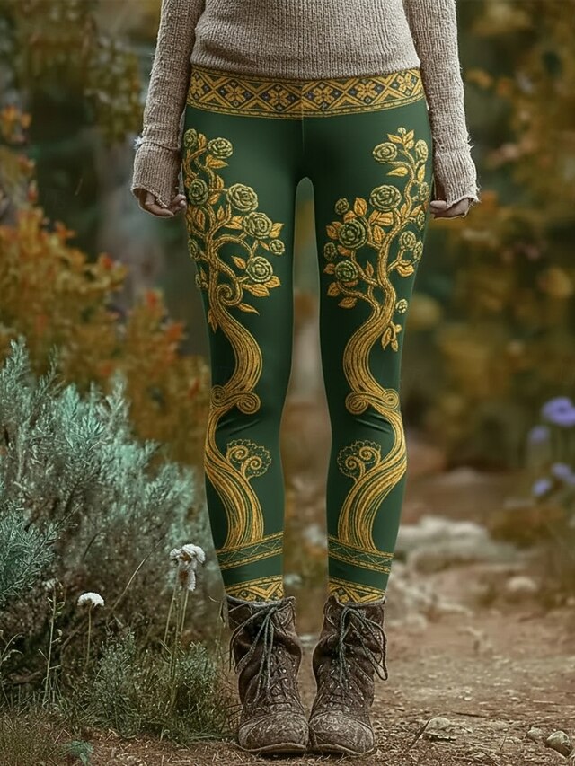 Women's Viking Leggings Cozy Leggings Vacation Casual Full