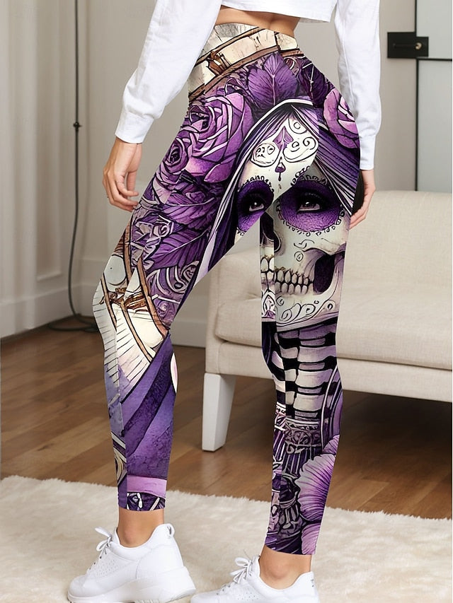 Women's Leggings Vacation Vintage Fashion Full Length High