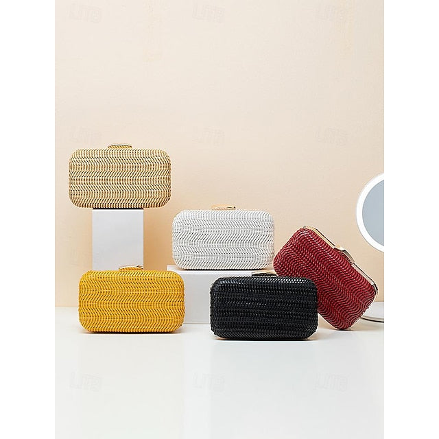 Clutch Bag Wristlet Leather Women's Evening PU Party