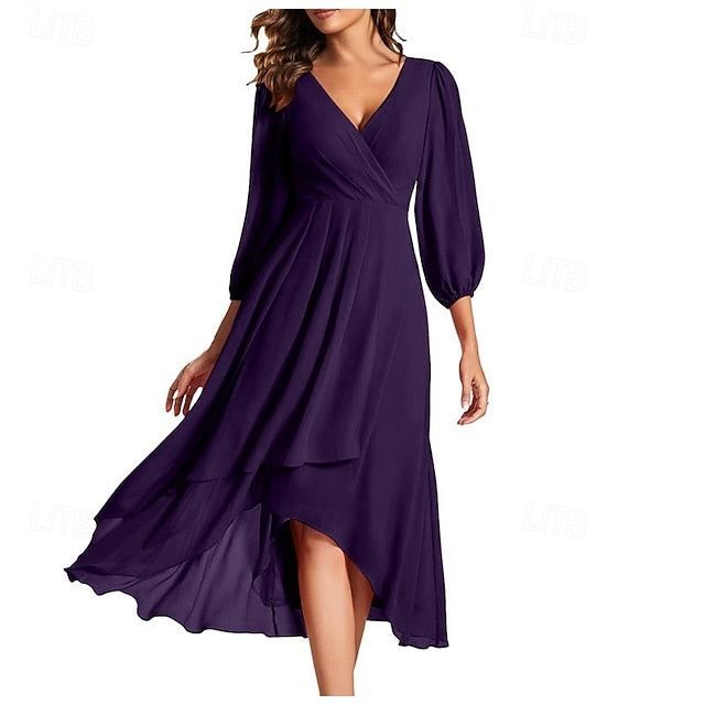 Women's Long Dress Maxi Dress Party Dress Chiffon Chiffon