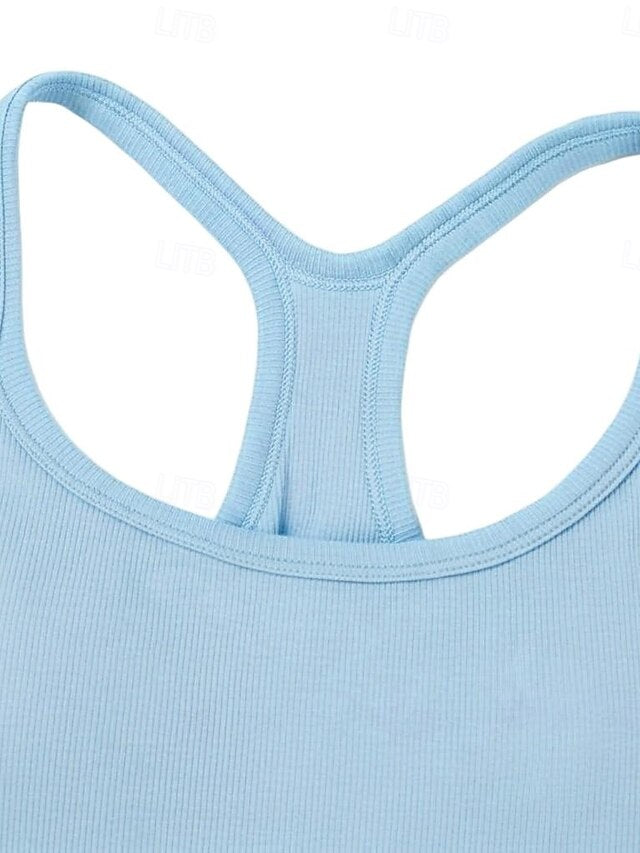 Women's Athletic Tank Knit Top Tunic Stylish Hot Casual