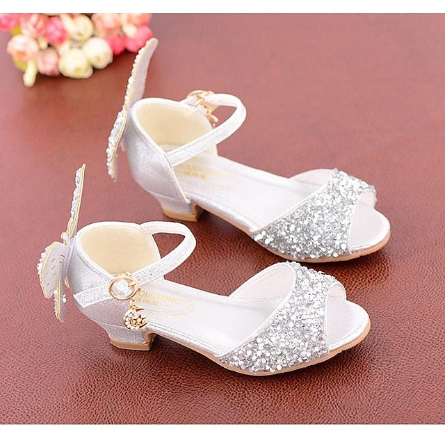 Glittery – Butterfly Shoes Sparkly Girls' Princess