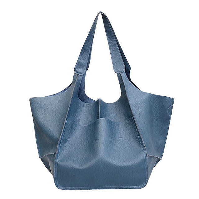 Damen Herren PU Party Ledertasche Schultertasche Handtasche