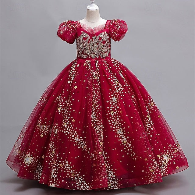 Princess Kid's Girl Dress Flower Girls'