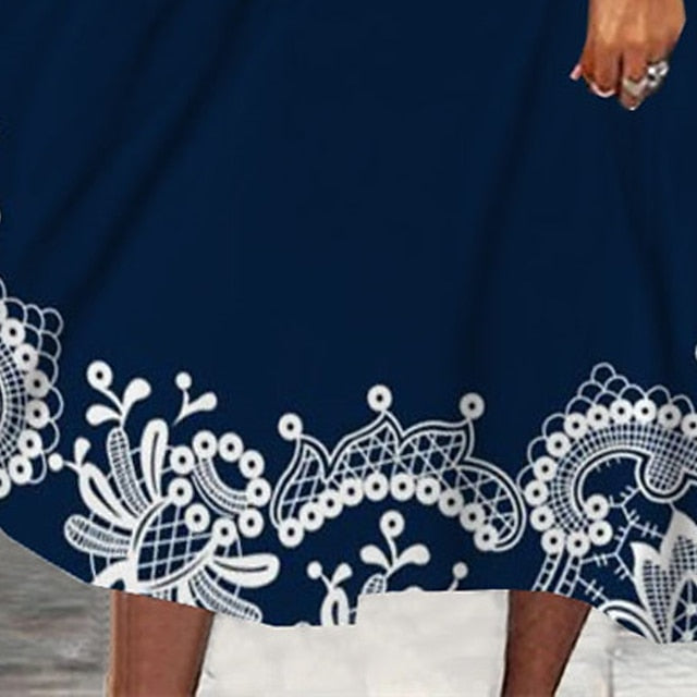 Women's Midi Dress Casual Dress Winter Dress Swing Dress
