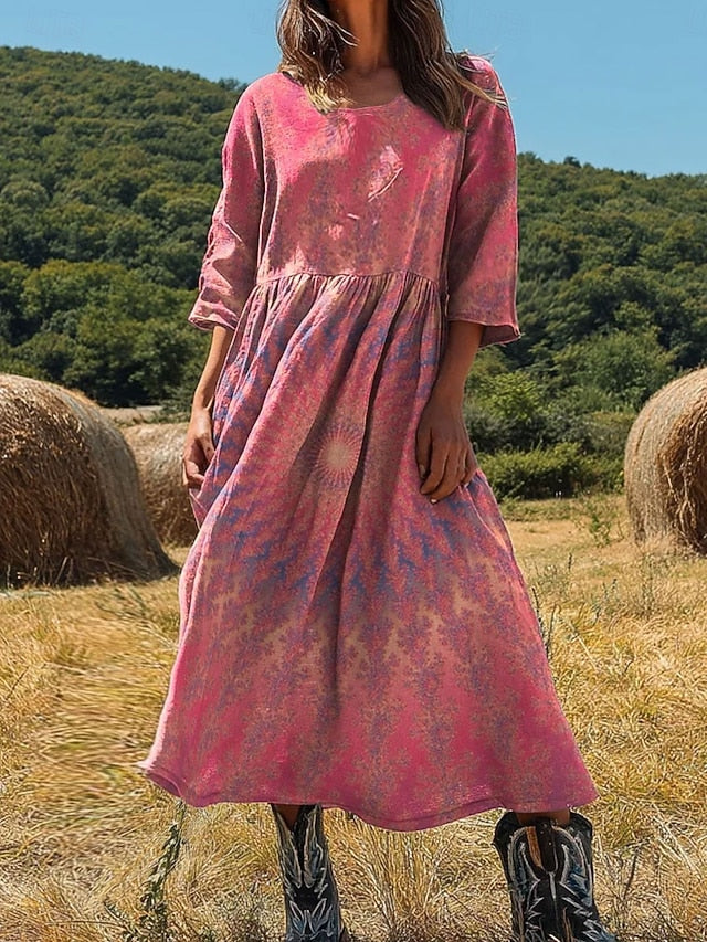 Women's Maxi Dress Casual Dress Bohemia Vacation Beach