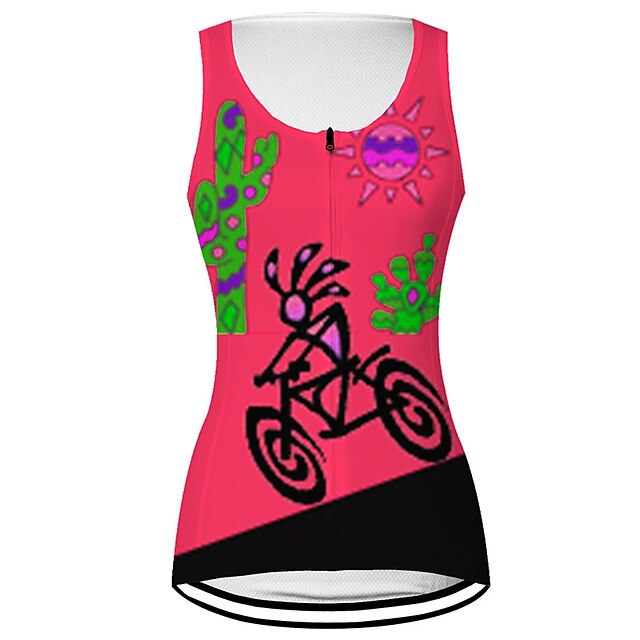 Women's Cycling Vest Cycling Jersey Graphic Sleeveless Bike